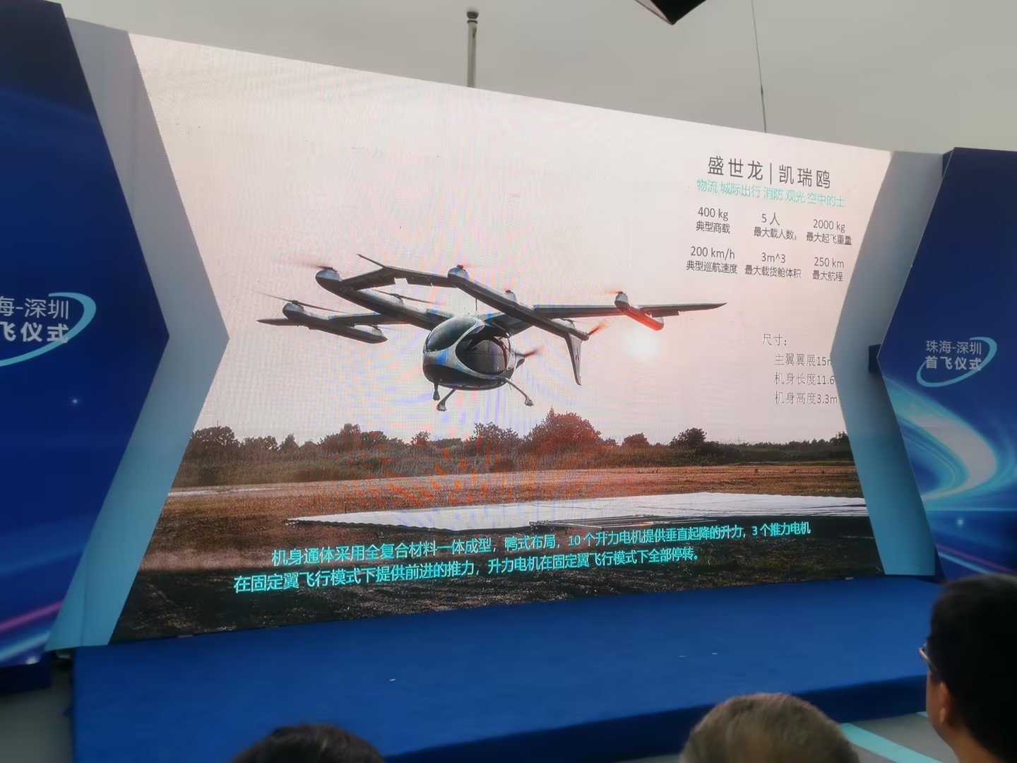 深圳飞珠海仅20分钟 全球首条eVTOL跨？绯呛较呤状窝菔竞叫(图3)